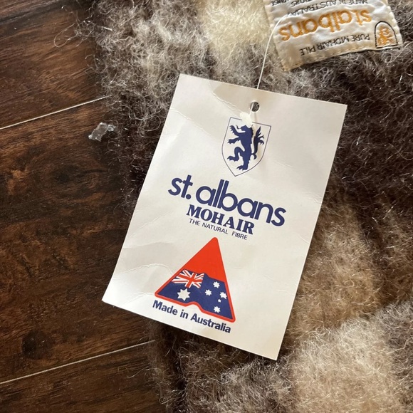 NWT Vintage St. Albans Mohair Blanket - Picture 3 of 7